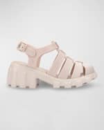 Image 1 of 4: Melissa Girl's Megan Platform Sandals, Baby/Toddler/Kids