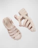 Image 4 of 4: Melissa Girl's Megan Platform Sandals, Baby/Toddler/Kids