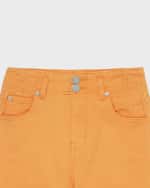 Image 3 of 3: Habitual Girl's Full-Length Flare Twill Pants, Size 7-16