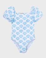 Image 1 of 4: Habitual Girl's Fiji Cool One-Piece Swimsuit, Size 2-6