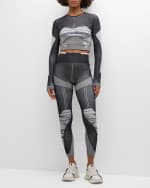 Image 5 of 6: adidas by Stella McCartney TrueStrength Seamless Space-Dyed Yoga Leggings