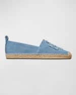 Image 1 of 4: Tory Burch Double T Denim Espadrilles