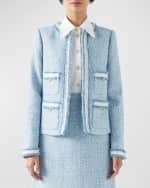 Image 1 of 3: LK Bennett Charlie Pocket Tweed Jacket