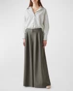 Image 2 of 5: LK Bennett Bextor Oversized Striped Shirt