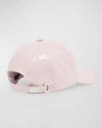 Image 2 of 2: Balmain Signature Logo Vinyl Baseball Hat