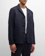 Image 2 of 5: Officine Generale Men's Sycamore Fresco Wool Jacket