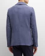 Image 5 of 6: Officine Generale Men's Nehemiah Sport Jacket