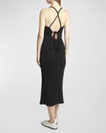 Image 3 of 6: Proenza Schouler Vida Ribbed Body-Con Midi Dress
