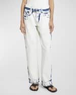 Image 2 of 6: Proenza Schouler Ellsworth Bleached Boyfriend Jeans with Belt
