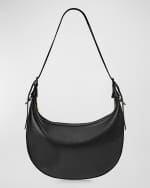 Image 1 of 4: Gigi New York Reagan Zip Leather Hobo Bag