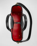 Image 4 of 4: Gigi New York Sylvie Woven Leather Satchel Bag