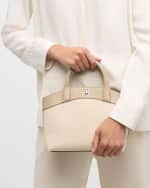 Image 2 of 5: Savette Tondo Small Canvas Tote Bag