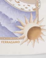 Image 3 of 4: Ferragamo Daylight Silk Square Scarf