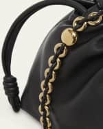 Image 4 of 6: Loewe Flamenco Bag in Napa Leather with Detachable Chain