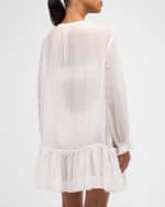 Image 4 of 6: Cinq a Sept Scottie Mini Sun Dress Coverup