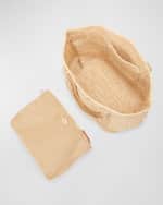 Image 4 of 4: MZ WALLACE Medium Raffia Tote Bag