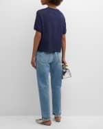 Image 3 of 6: FRAME Crewneck Pocket Tee