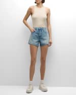 Image 5 of 6: FRAME Le Super High Denim Shorts