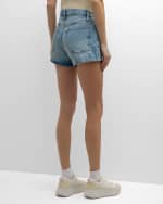 Image 4 of 6: FRAME Le Super High Denim Shorts