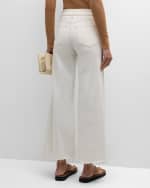 Image 3 of 5: FRAME Le Palazzo Crop Jeans