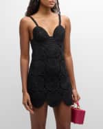 Image 5 of 6: SIMONMILLER Beep Beep Crochet Mini Dress