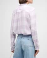 Image 4 of 6: Rails Hunter Gingham Button-Front Shirt