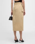 Image 4 of 6: Rails Cyrus Belted Cargo Midi Skirt