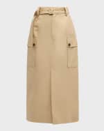 Image 1 of 6: Rails Cyrus Belted Cargo Midi Skirt