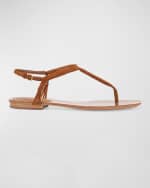 Image 1 of 5: Veronica Beard Amelia Wrapped Suede Slingback Sandals