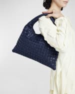 Image 3 of 6: Bottega Veneta Small Hop Denim Bag