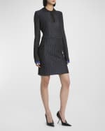 Image 2 of 7: Ferragamo Multicolor Knit Polo Sweater