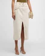 Image 2 of 5: pinkfilosofy Manantial Denim Maxi Skirt