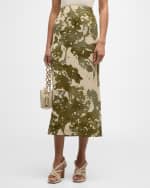 Image 2 of 6: pinkfilosofy Fiji Abstract Midi Skirt