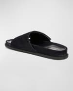 Image 4 of 5: Vince Men's Del Rey Leather Slide Sandals