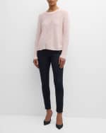 Image 5 of 6: Eileen Fisher Slubby Crewneck Linen-Cotton Sweater