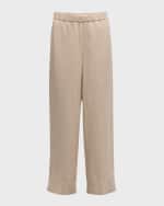 Image 1 of 6: Eileen Fisher Missy Organic Linen Wide-Leg Pants