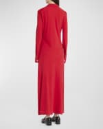 Image 3 of 6: THE ROW Myra Button-Front Shirtdress