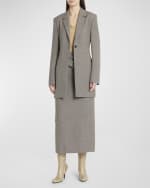 Image 5 of 6: THE ROW Laz Maxi Skirt with Knot Detail