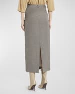 Image 4 of 6: THE ROW Laz Maxi Skirt with Knot Detail