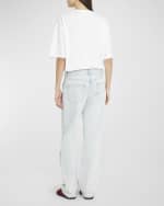 Image 4 of 6: THE ROW Steven Relaxed Short Sleeve Top