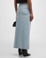Image 4 of 6: AGOLDE Astrid Slice Denim Maxi Skirt