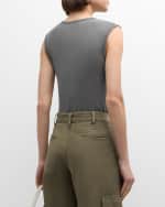 Image 5 of 6: AGOLDE Nikita Shrunken Muscle Tee