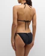 Image 3 of 5: PQ Swim Rosette Lace Side-Tie Bikini Bottoms