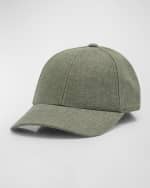 Image 1 of 2: Varsity Headwear Men's Linen 6-Panel Baseball Cap