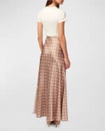 Image 2 of 3: Cami NYC Prue Woven Polka-Dot Maxi Skirt