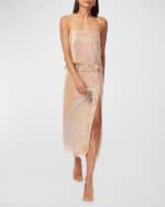 Image 3 of 3: Cami NYC Artemis Sequin Slit Midi Skirt