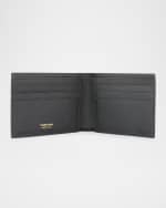Image 3 of 3: Ferragamo Men's Micro Gancio Leather Wallet