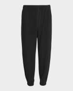 Image 1 of 6: Homme Plisse Issey Miyake Men's MC June Pleated Jogger Pants