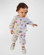 Image 4 of 5: Molo Kid's Disc Hermit Crab Cotton Sweatshirt, Size 6M-2