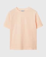 Image 3 of 4: Burberry Girl's Cedar Embroidered EKD Short-Sleeve T-Shirt, Size 3-14